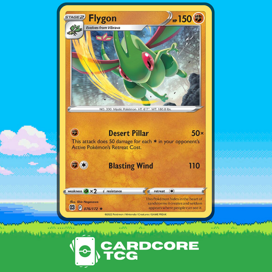 Flygon 76/172 Brilliant Stars Regular Rare Pokemon TCG