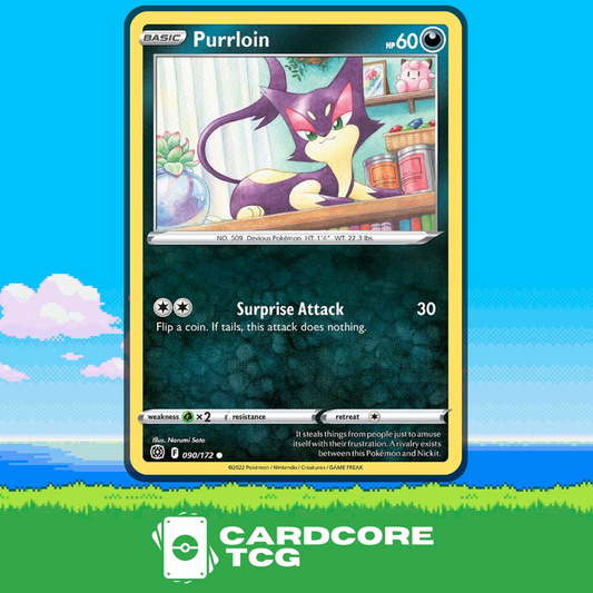 Purrloin 090/172 SWSH09 Brilliant Stars Pokemon TCG English Regular Uncommon