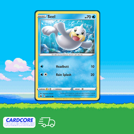 Seel 029/159 Crown Zenith Pokémon TCG Common Near Mint English